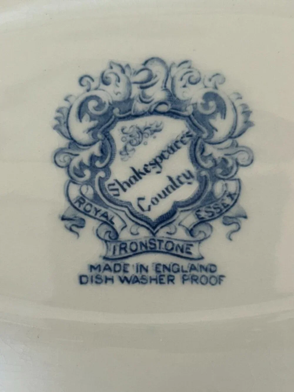Transferware Plate Collection-Blue & White, Made in England